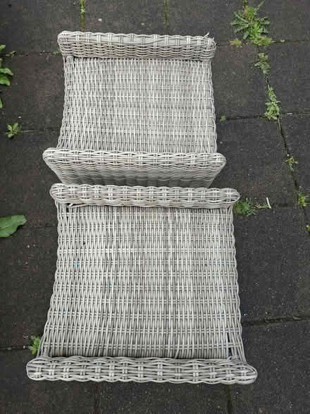 Photo of free Plastic rattan footstools (Briarhill) #3