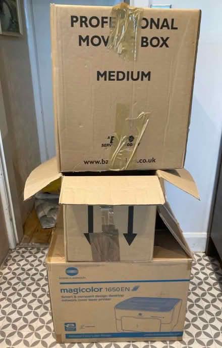Photo of free 3 large boxes for moving house (Heysham LA3) #1