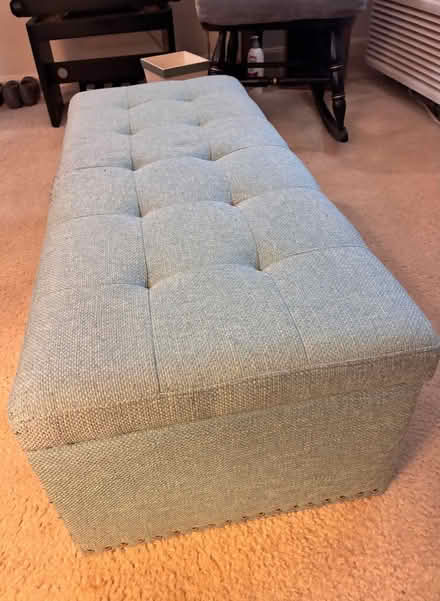 Photo of free 2-Seat Couch & Storage Ottoman (Park View at Tyler Run York PA) #2