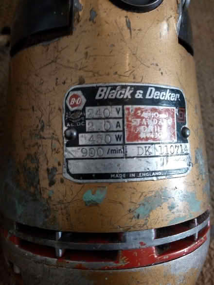 Photo of free 1950s (?) Black & Decker drill (Highbury N5) #3