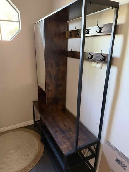 Photo of free Shoe/Coat Rack (Burbank (by the Costco)) #2