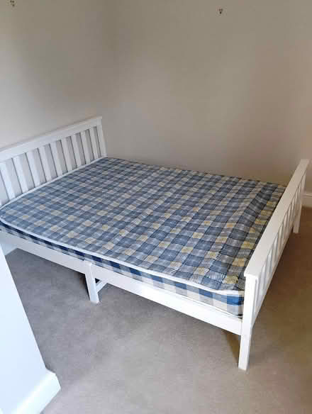 Photo of free New double bed with mattress (Shurlock Row RG10) #4