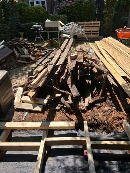 Photo of free Old decking wood (SW18 - Wandsworth Town) #1