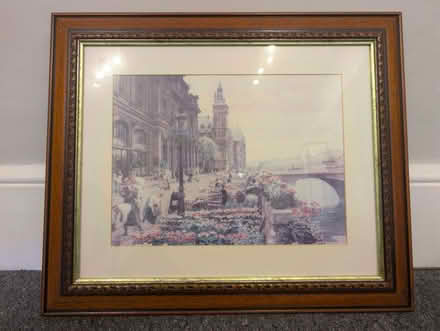 Photo of free Framed print - Parisian riverside flower market (Bedford Centre MK40) #1