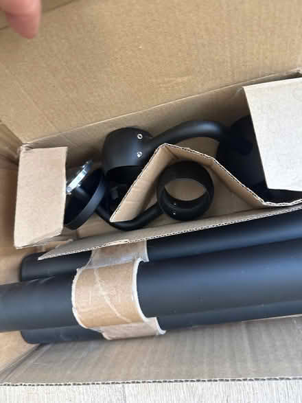 Photo of free New inbox Black metal handrail kit 3.6 m long (Barnes SW13) #3