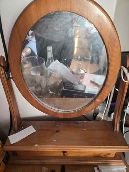 Photo of free Pine chest of drawers and mirror (Tollington way N7) #2