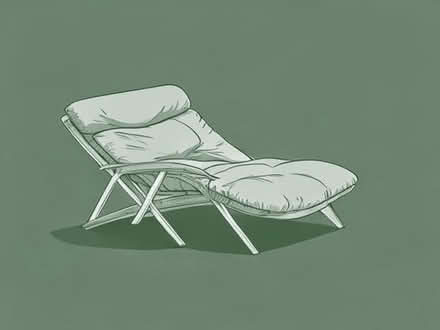 Photo of Sun recliner lounger with cushion (Pebsham TN40) #1