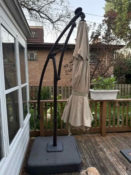 Photo of free Cantilever umbrella-broken string (Oakton Park in skokie) #2