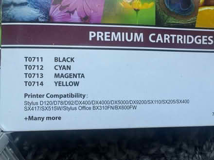 Photo of free Brand new printer ink cartridges (New Mills SK22) #2