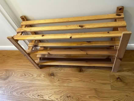 Photo of free Wooden shoe rack (Littlemore OX4 4) #1