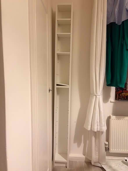 Photo of free Tall white ikea shelf (Wimbledon SW19) #1
