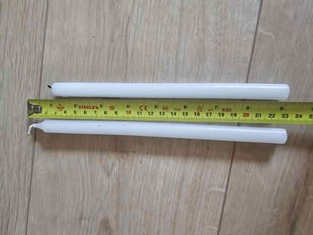 Photo of free White taper candles (New & Used) (Grays RM20) #2