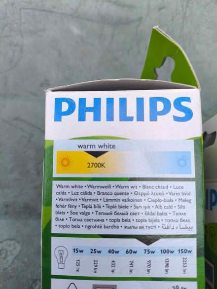 Photo of free Two brand new Philips 15W CFLs (Knaresborough HG5) #3