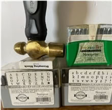 Photo of free ImpressArt Stamps, Block & Hammer (Landmark) #1