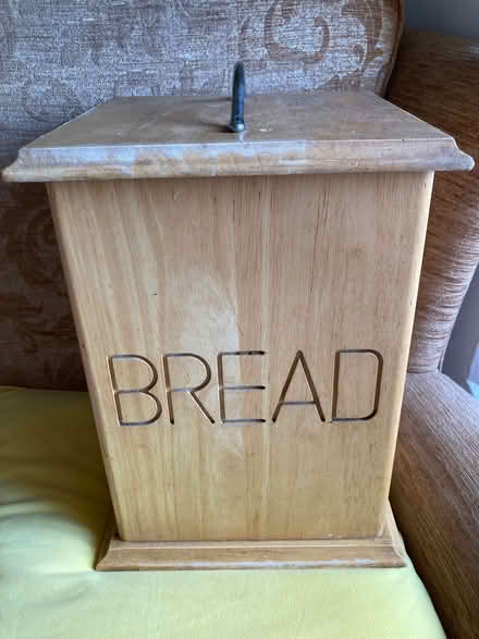 Photo of free Wooden Bread Bin (Wales S26) #1