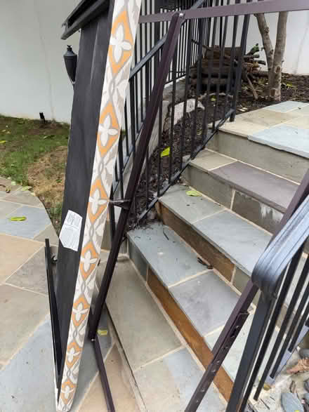 Photo of free Queen bedframe, headboard, boxsprin (Cathedral Heights) #2