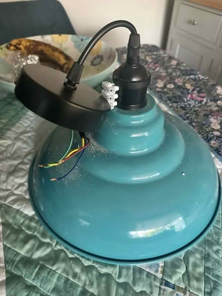 Photo of free Blue metal lamp (Cosby LE9) #4