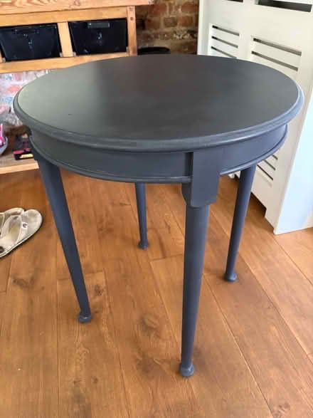 Photo of free Tall grey table (Flamstead AL3) #1
