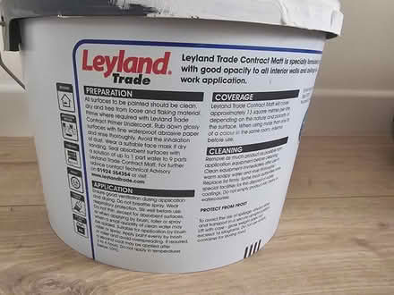 Photo of free Leftover brilliant white paint 4-5L (Grays RM20) #3