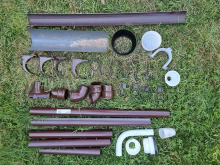 Photo of free Miscellaneous PVC gutter accessories (Botley OX2) #1