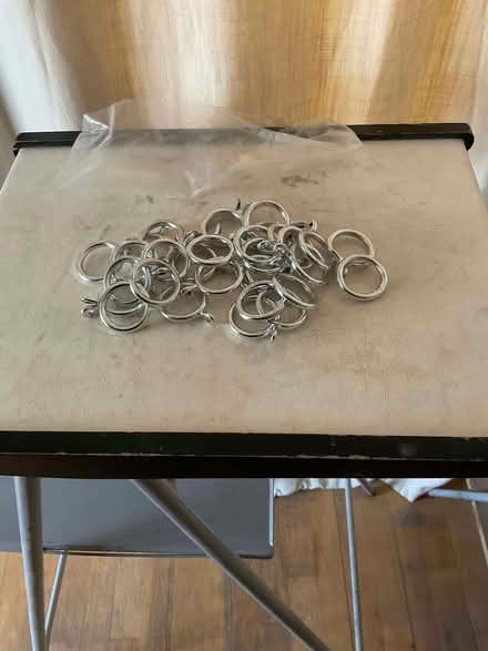Photo of free Chromed Curtain Rings (Cosham PO6) #1