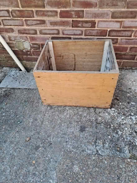 Photo of free Solid wooden box (Harefield SO19) #2