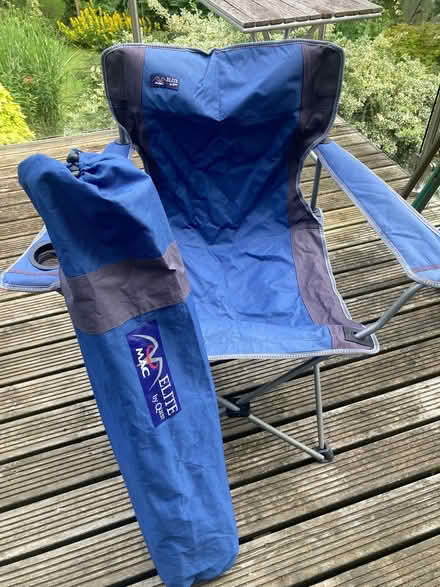 Photo of free Blue fold up chairs (Pannal HG2) #1
