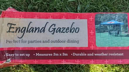 Photo of free Morrisons England Gazebo 3m x 3m (PL4 Greenbank.) #2