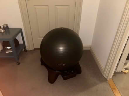 Photo of free Gaia ball desk chair minus pointless back bit (Dalston E8) #2