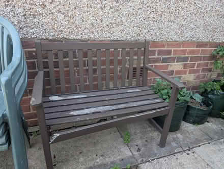 Photo of free Wooden bench (Allerton BD15) #1