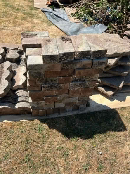 Photo of free Garden stone edging & bricks (Middleton on sea PO22) #2