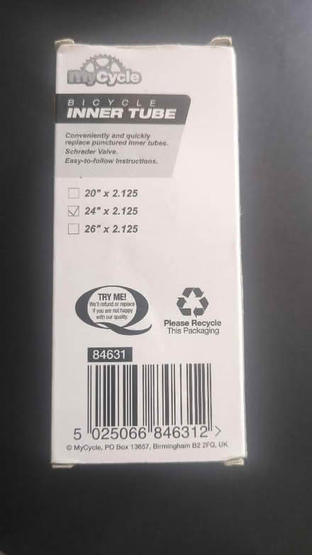 Photo of free 24" bicycle inner tube (Putney SW15) #2