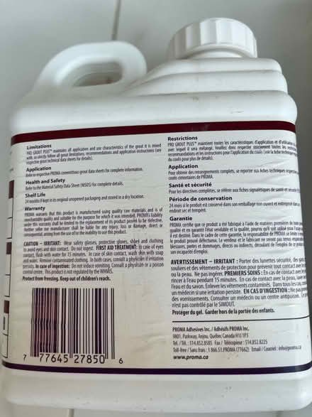 Photo of free Pro Grout stain protector (Baseline and Beaumaris) #3
