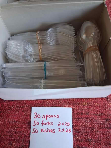 Photo of free Plastic cutlery (Fleetville) #2