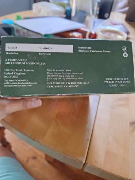 Photo of free Cardamom teabags (crouch end, N8) #2