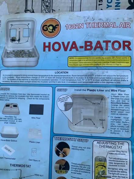 Photo of free Hova- Incubator (Mahopac) #2