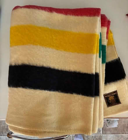 Photo of free King size 100% wool blanket (Highland Park) #1