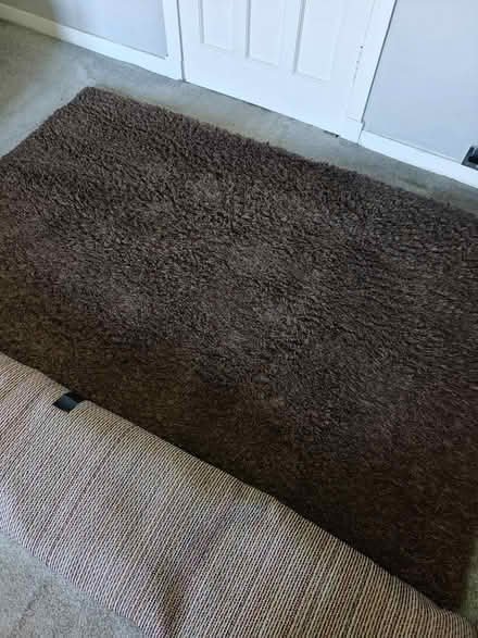 Photo of free Large brown shaggy rug (Carrick Knowe EH12) #2
