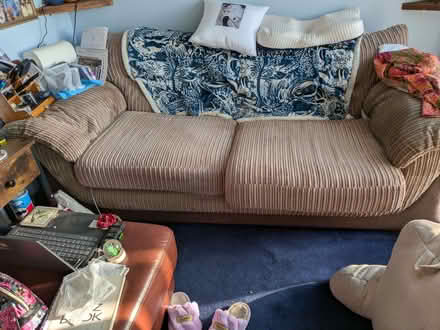 Photo of free 2 seater sofa and sofa bed, collect from Audley. (Audley ST7) #2