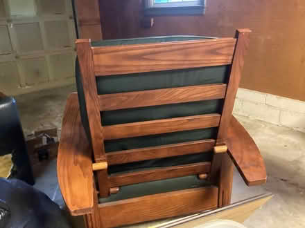 Photo of free adjustable wood chair (off edwin) #3