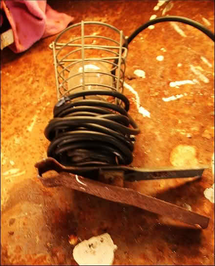 Photo of free Vintage Work Light with Cage (King's Lynn PE30) #1