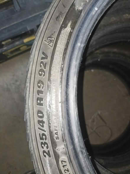 Photo of free 3 x 235/40 R19 tyres (Romford RM1) #4
