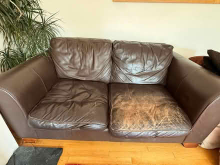 Photo of free 2 M&S leather sofas (Beaconsfield HP9) #3