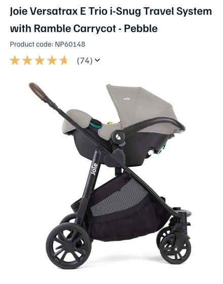Photo of Joie Pram Frame (Buxton Central SK17) #1