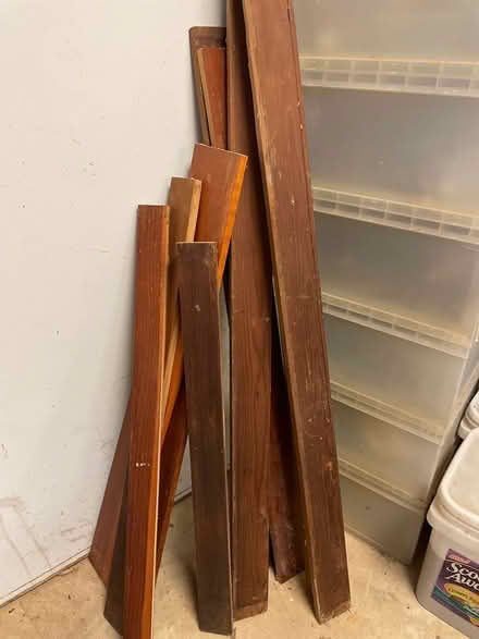 Photo of free Redwood and cherry planks (DC side of Warrenton) #1