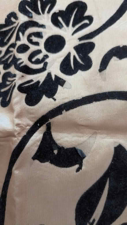 Photo of free Gold & Black Devore Cushion Cover (RG24 Old Basing) #3