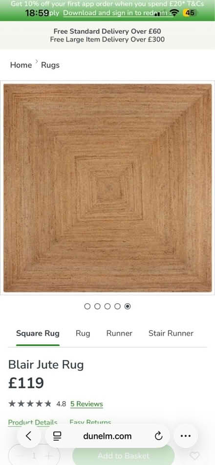 Photo of free rug (KT8) #2