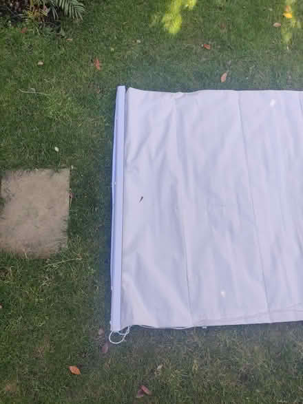 Photo of free 2 white blackout Roman blinds (Lower Clapton E5) #2