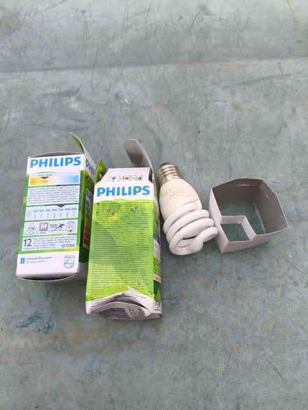 Photo of free Two brand new Philips 15W CFLs (Knaresborough HG5) #2