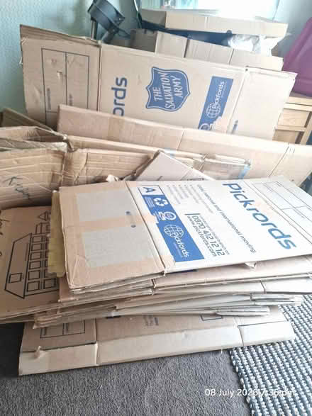 Photo of free Cardboard boxes for moving home etc (Bushey WD19) #1